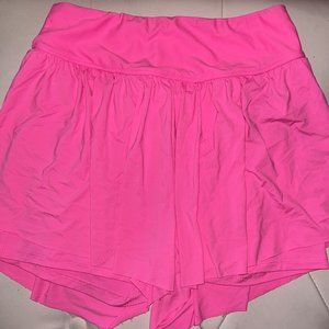 HOT PINK WORKOUT SHORTS